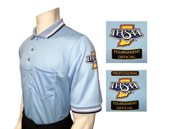 IHSAA Baseball/Softball Short Sleeve Powder Blue Umpire Shirt ...
